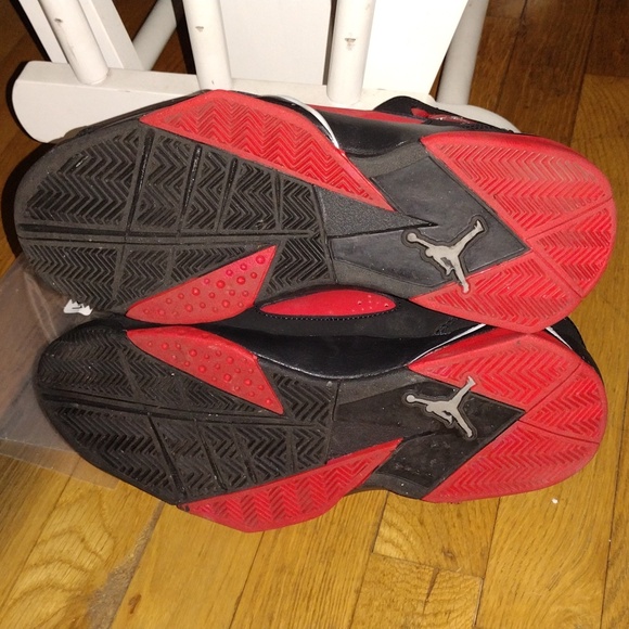 Jordan True Flight Black And Red Sneakers - Picture 6 of 8